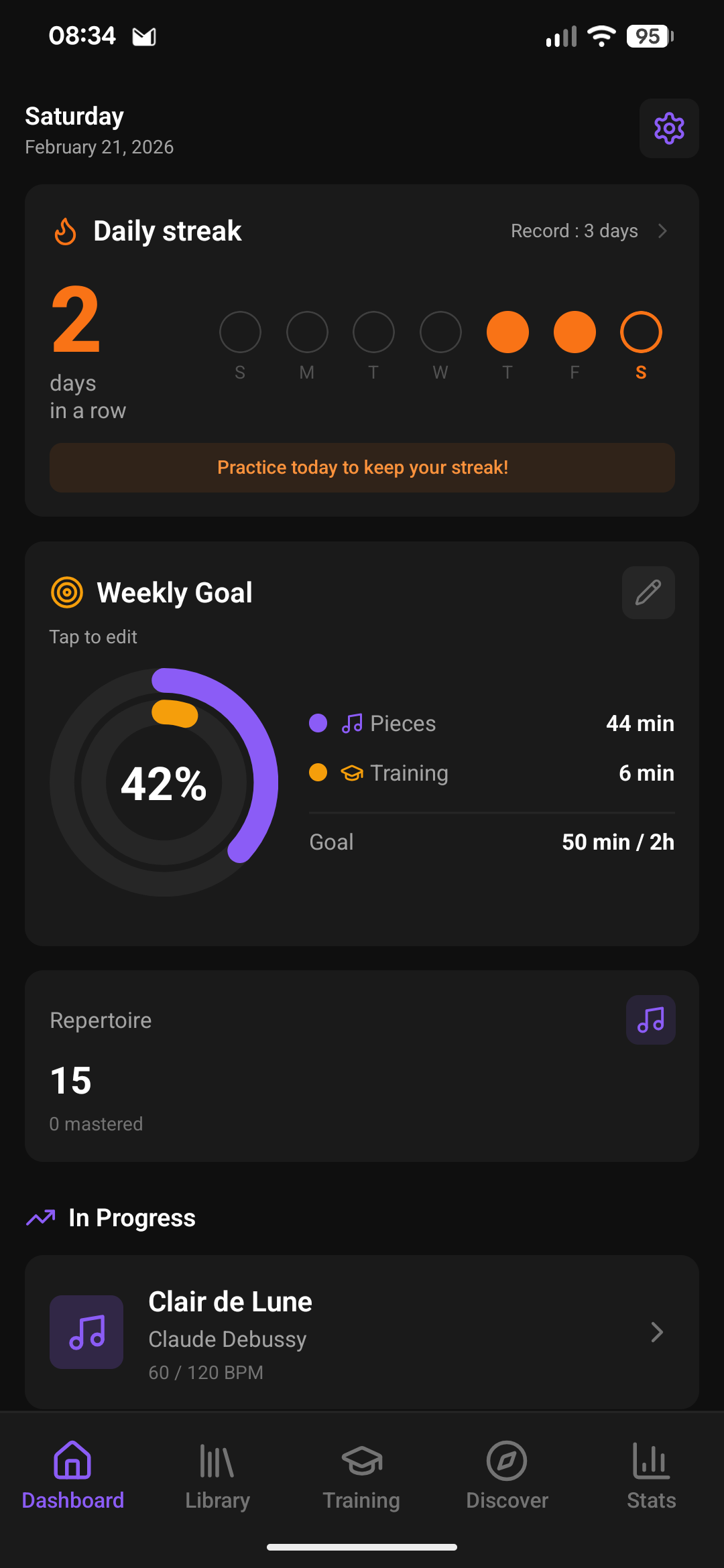 PianoTracker App